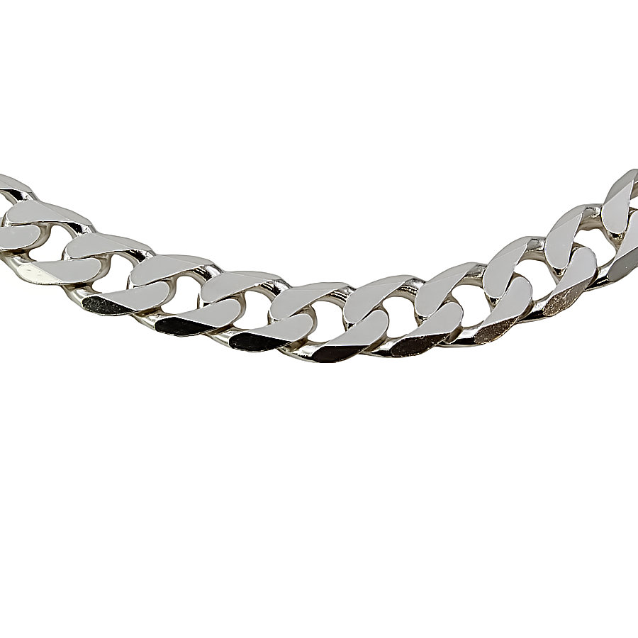 Silver 20 inch curb Chain